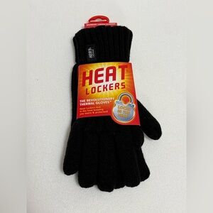 Heat Lockers Womens Large/Extra Large Thermal Gloves Black Warm Protected NWT